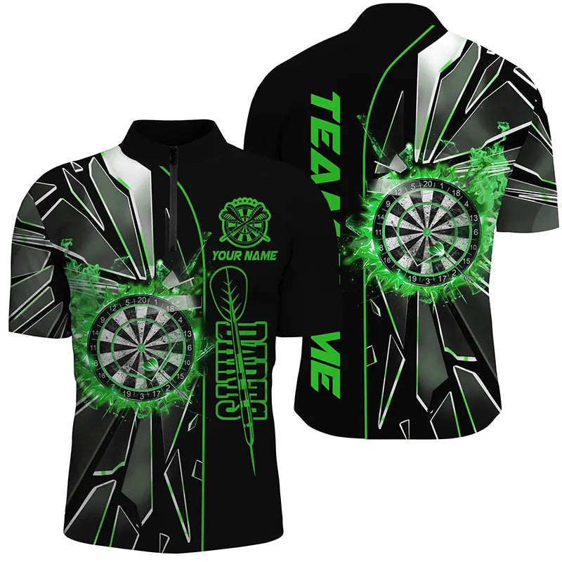 Personalized Green Break Glass 3D Darts Custom Dart League Best Darts