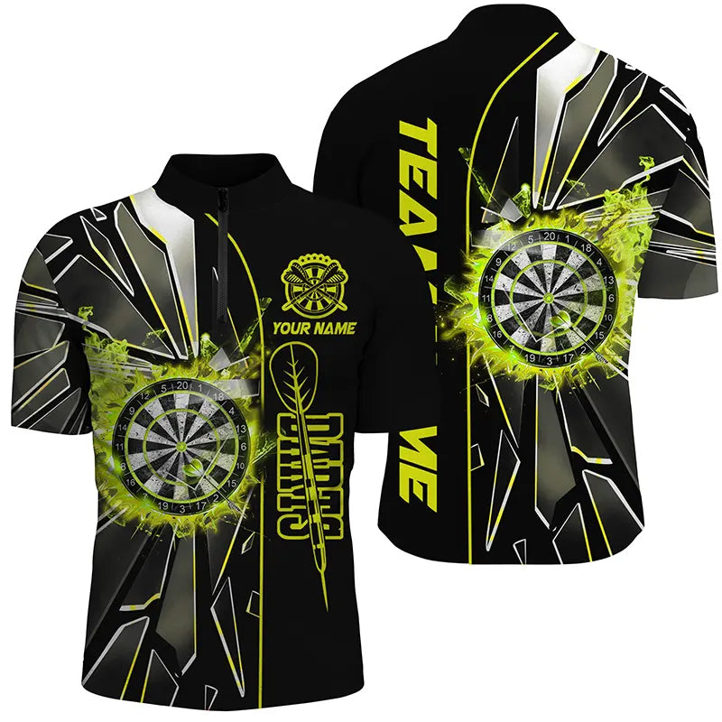 Personalized Yellow Break Glass 3D Darts Custom Dart League Best Darts