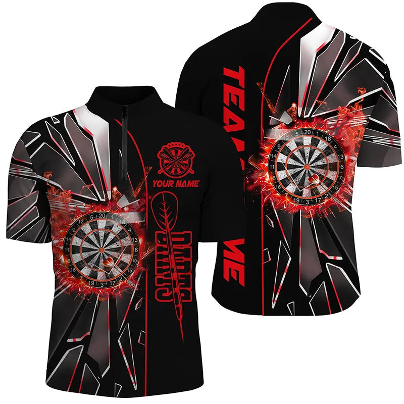 Personalized Red Break Glass 3D Darts Custom Dart League Best Darts