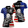 Personalized American Flag Menacing Skull Dart, Patriotic Cool Dart Team