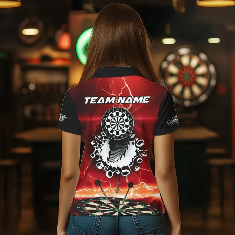 Funny Dartboard Lightning Custom Red Black Dart, Dart