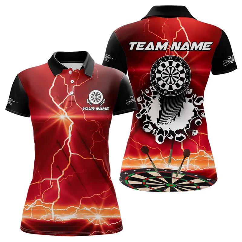 Funny Dartboard Lightning Custom Red Black Dart, Dart