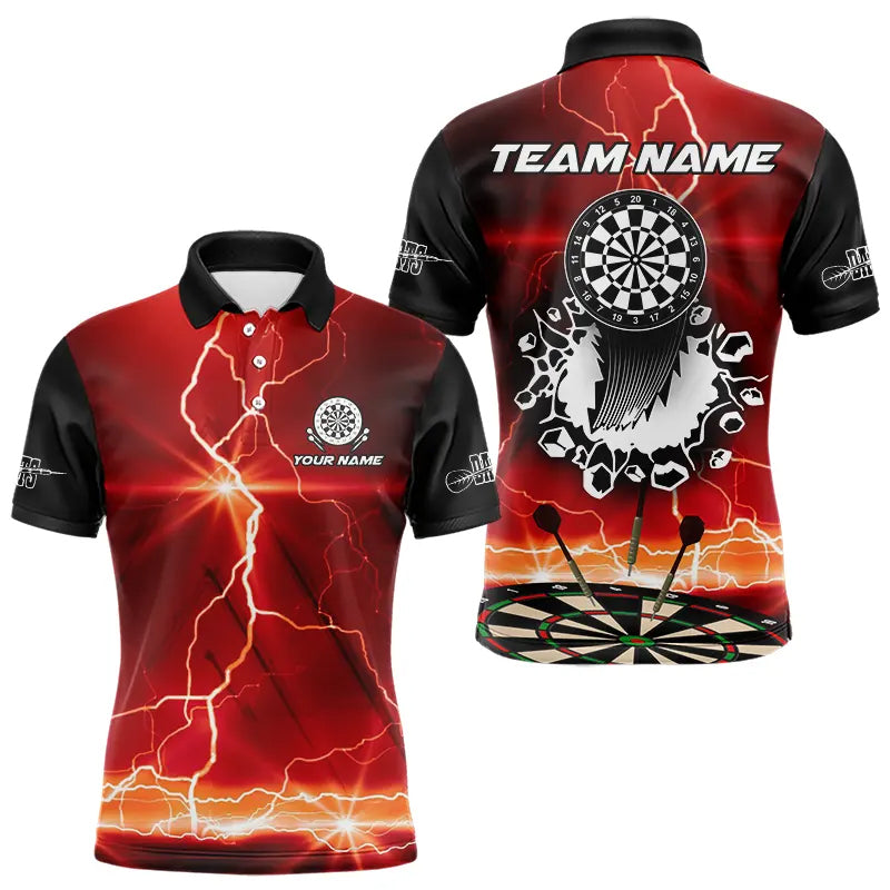Funny Dartboard Lightning Custom Red Black Dart, Dart