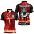 Funny Dartboard Lightning Custom Red Black Dart, Dart