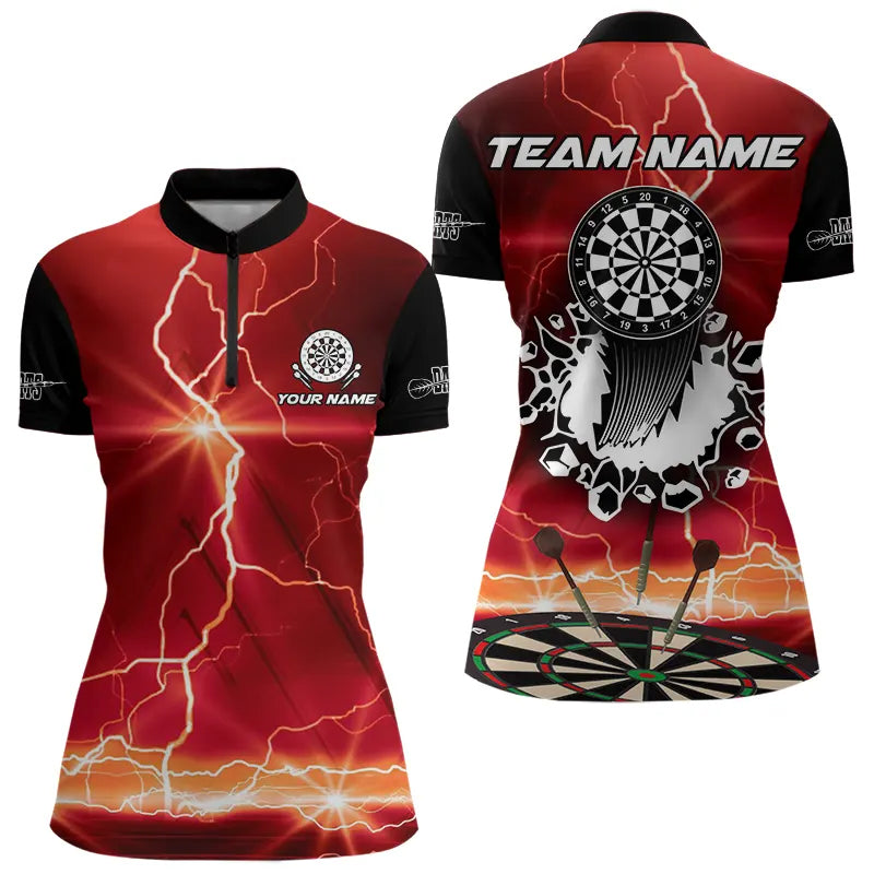 Funny Dartboard Lightning Custom Red Black Dart, Dart