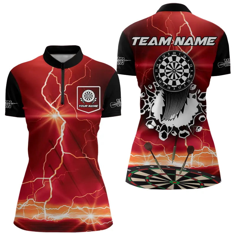 Funny Dartboard Lightning Custom Red Black Dart, Dart