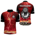Funny Dartboard Lightning Custom Red Black Dart, Dart