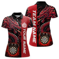 Custom Dragon Dart, Personalized 3D Dart League Uniform Best Dart |Red
