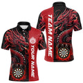Custom Dragon Dart, Personalized 3D Dart League Uniform Best Dart |Red