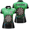 Personalized Thunder Lightning Dartboard Green 3D Men Darts Quarter-Zip Darts