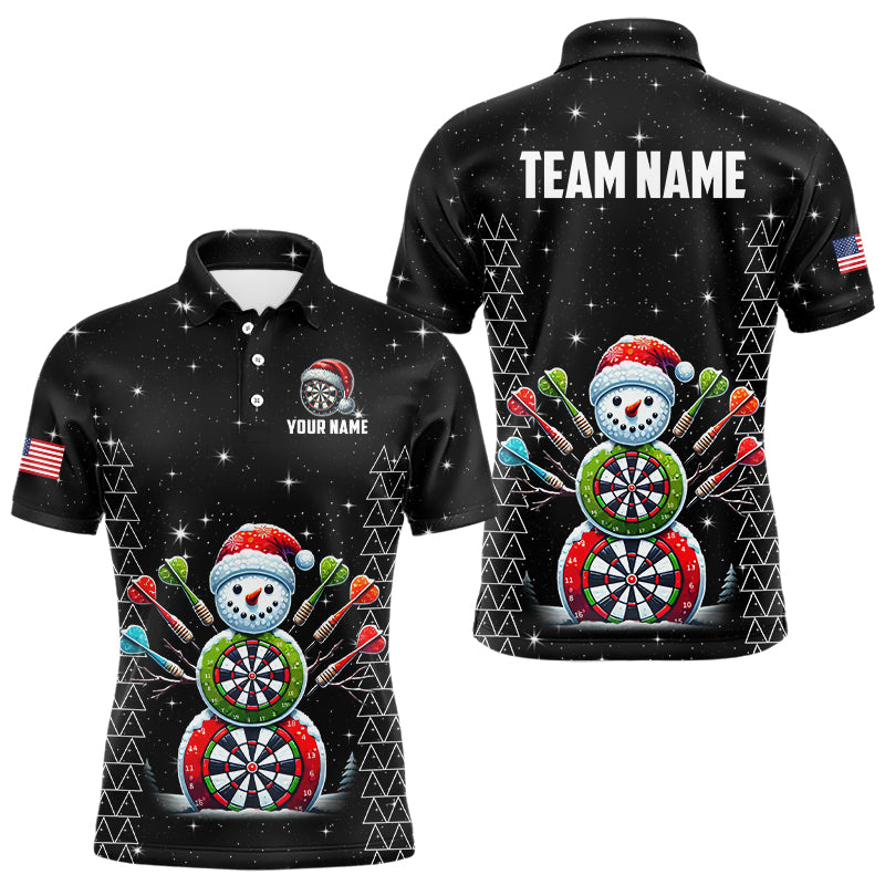 Custom Galaxy Funny Snow Darts Board Christmas Dart, Santa Xmas Black Dart