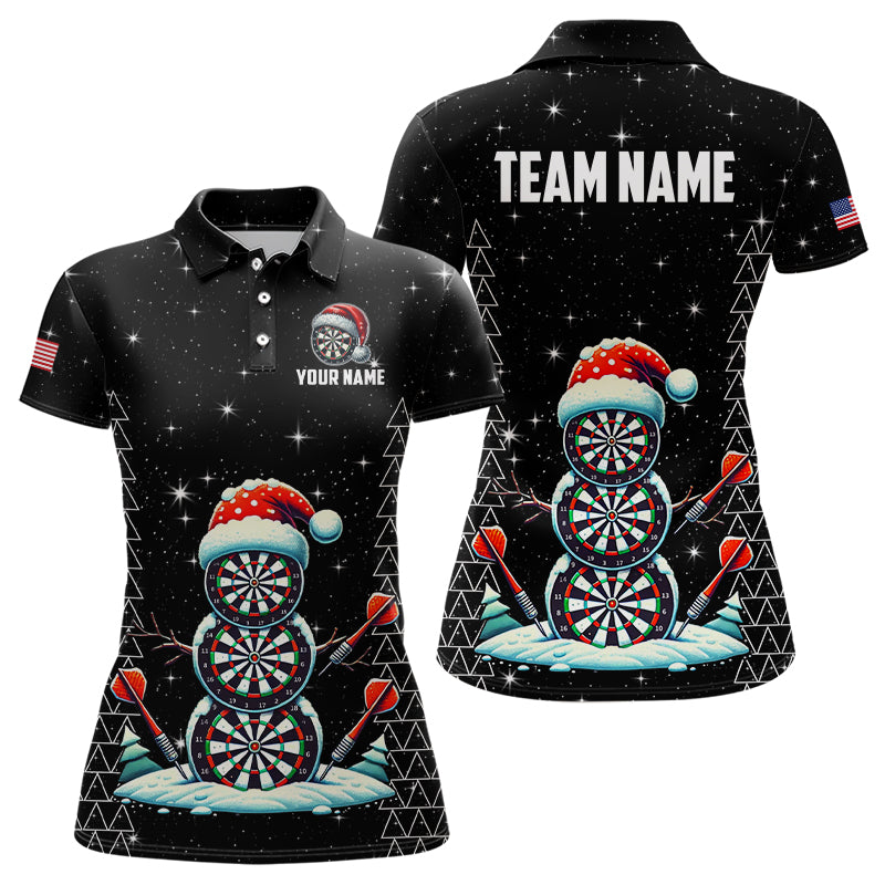 Custom Galaxy Funny Snow Darts Board Christmas Dart, Xmas Black Dart Gifts