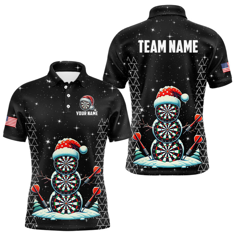 Custom Galaxy Funny Snow Darts Board Christmas Dart, Xmas Black Dart Gifts