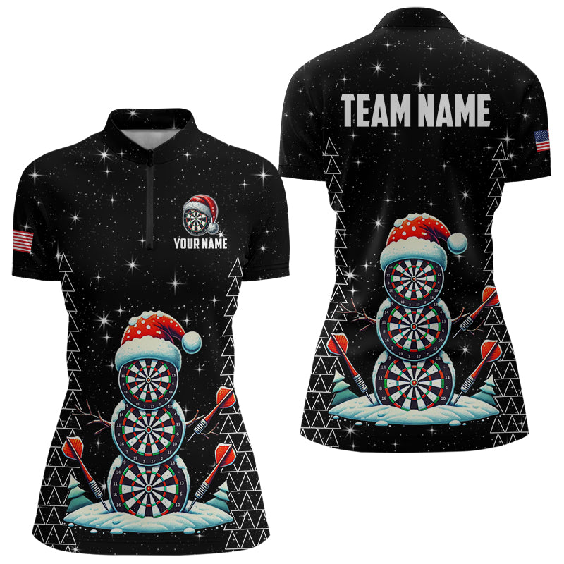 Custom Galaxy Funny Snow Darts Board Christmas Dart, Xmas Black Dart Gifts