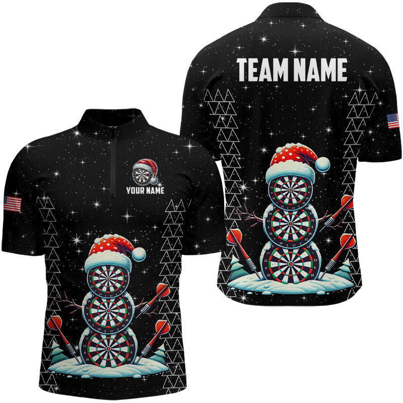 Custom Galaxy Funny Snow Darts Board Christmas Dart, Xmas Black Dart Gifts
