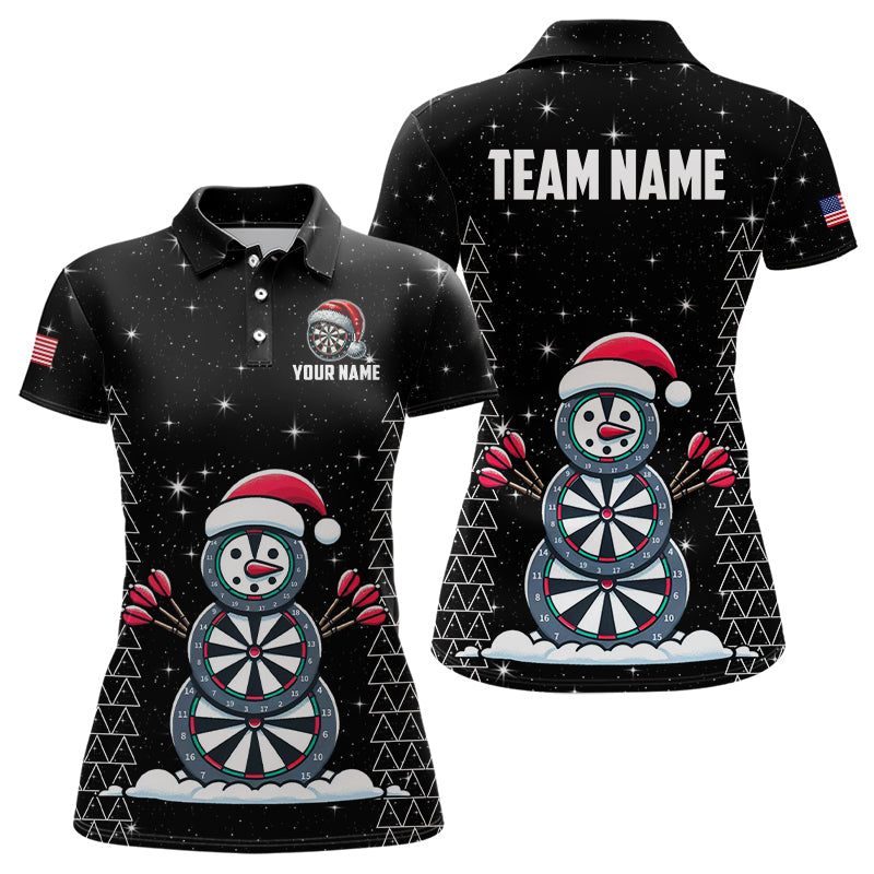 Custom Galaxy Funny Snow Darts Board Christmas Dart, Xmas Black Dart Gifts