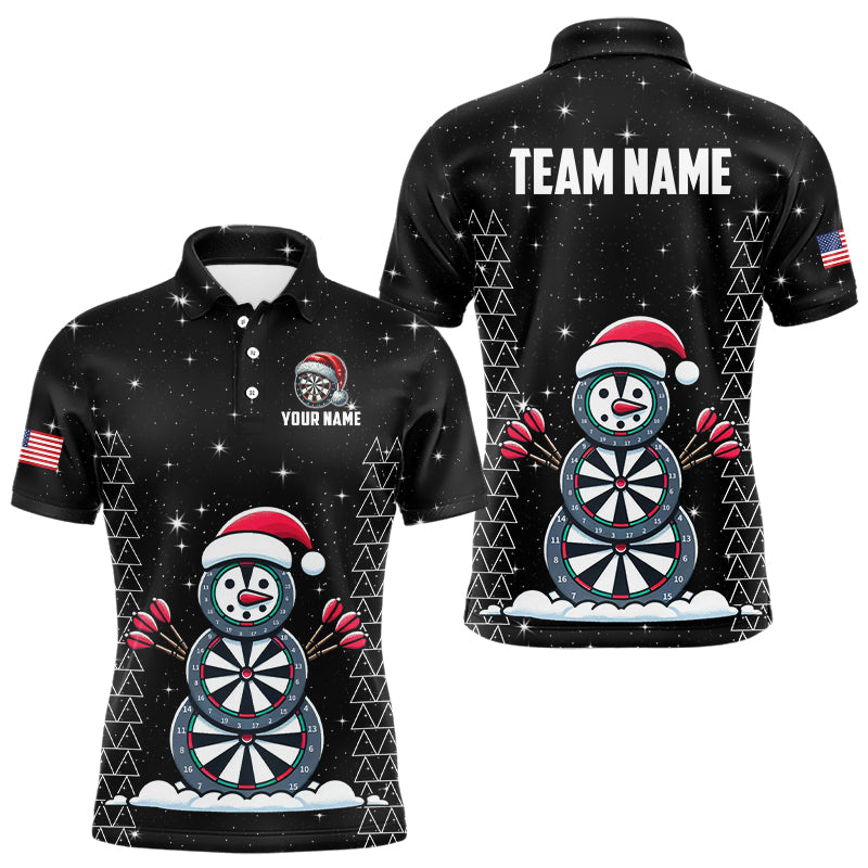 Custom Galaxy Funny Snow Darts Board Christmas Dart, Xmas Black Dart Gifts