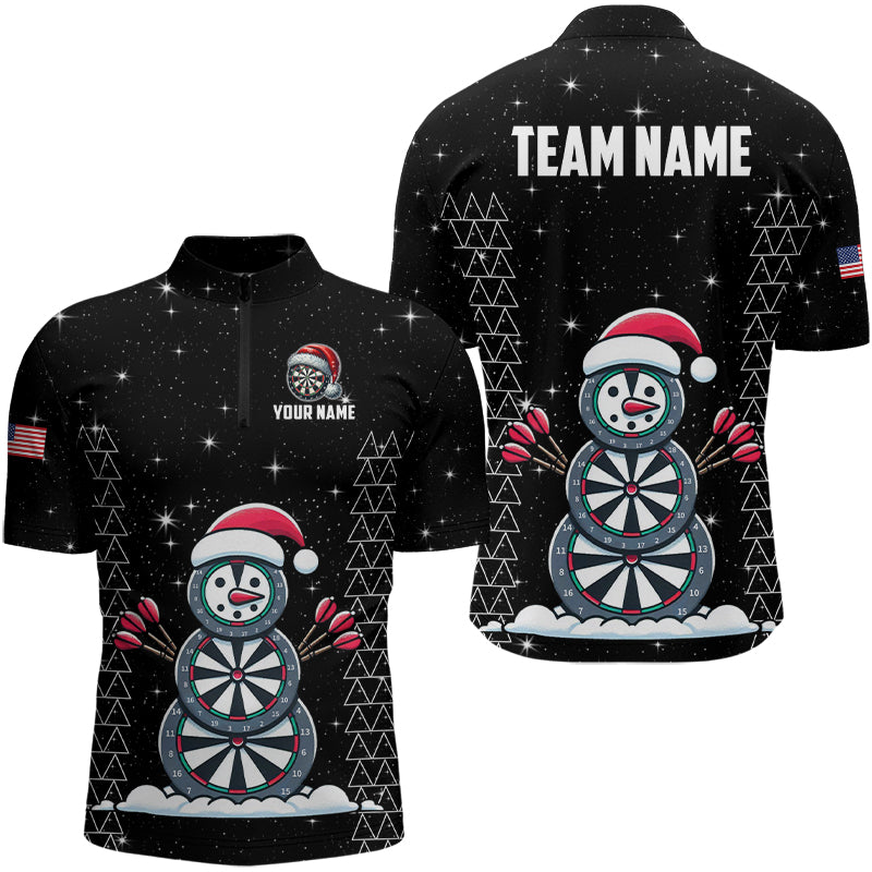 Custom Galaxy Funny Snow Darts Board Christmas Dart, Xmas Black Dart Gifts
