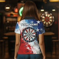 Personalized Watercolor USA Flag Darts and Custom Dart Darts
