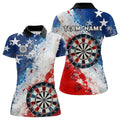 Personalized Watercolor USA Flag Darts and Custom Dart Darts