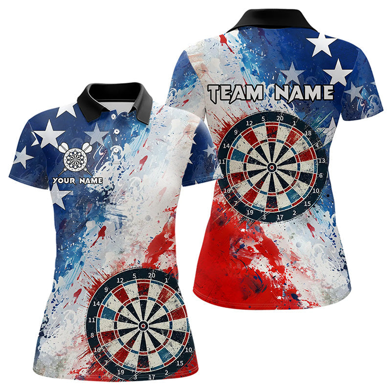 Personalized Watercolor USA Flag Darts and Custom Dart Darts