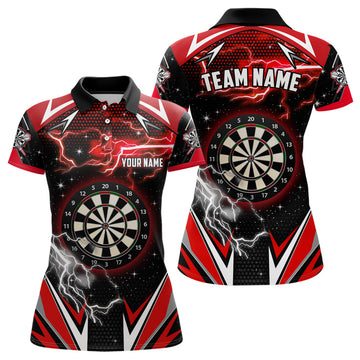 Personalized Thunder Lightning Red Dart Custom Team League Dart