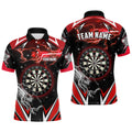 Personalized Thunder Lightning Red Dart Custom Team League Dart