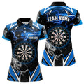 Personalized Thunder Lightning Blue Dart Custom Team League Dart