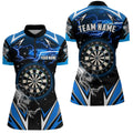 Personalized Thunder Lightning Blue Dart Custom Team League Dart