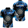 Personalized Thunder Lightning Blue Dart Custom Team League Dart