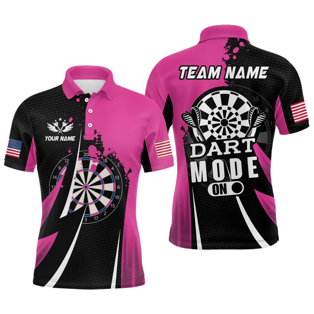 Pink Dart Mode On Women Darts Quarter-Zip Custom Unique Mother's Day Darts Gifts