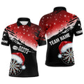 Black And Red Santa Darts Board Custom Christmas Dart, Funny Xmas Dart