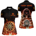 Personalized Death Skull Darts Board Fire Flame 3D Men Darts Custom Darts Team