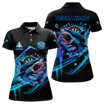 Personalized Blue 3D Darts Board And Shark Men Dart and, Funny Dart Outfit
