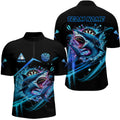 Personalized Blue 3D Darts Board And Shark Men Dart and, Funny Dart Outfit