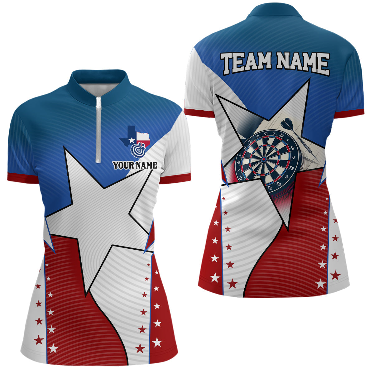 Personalized Texas Flag Darts Custom Name Patriotic Texas Darts Apparel