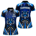 Personalized Tiger 3D Printed Darts Custom Thunder Lightning Blue Darts Team