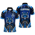 Personalized Tiger 3D Printed Darts Custom Thunder Lightning Blue Darts Team