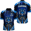 Personalized Tiger 3D Printed Darts Custom Thunder Lightning Blue Darts Team
