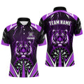 Personalized Tiger 3D Printed Darts Custom Thunder Lightning Purple Darts