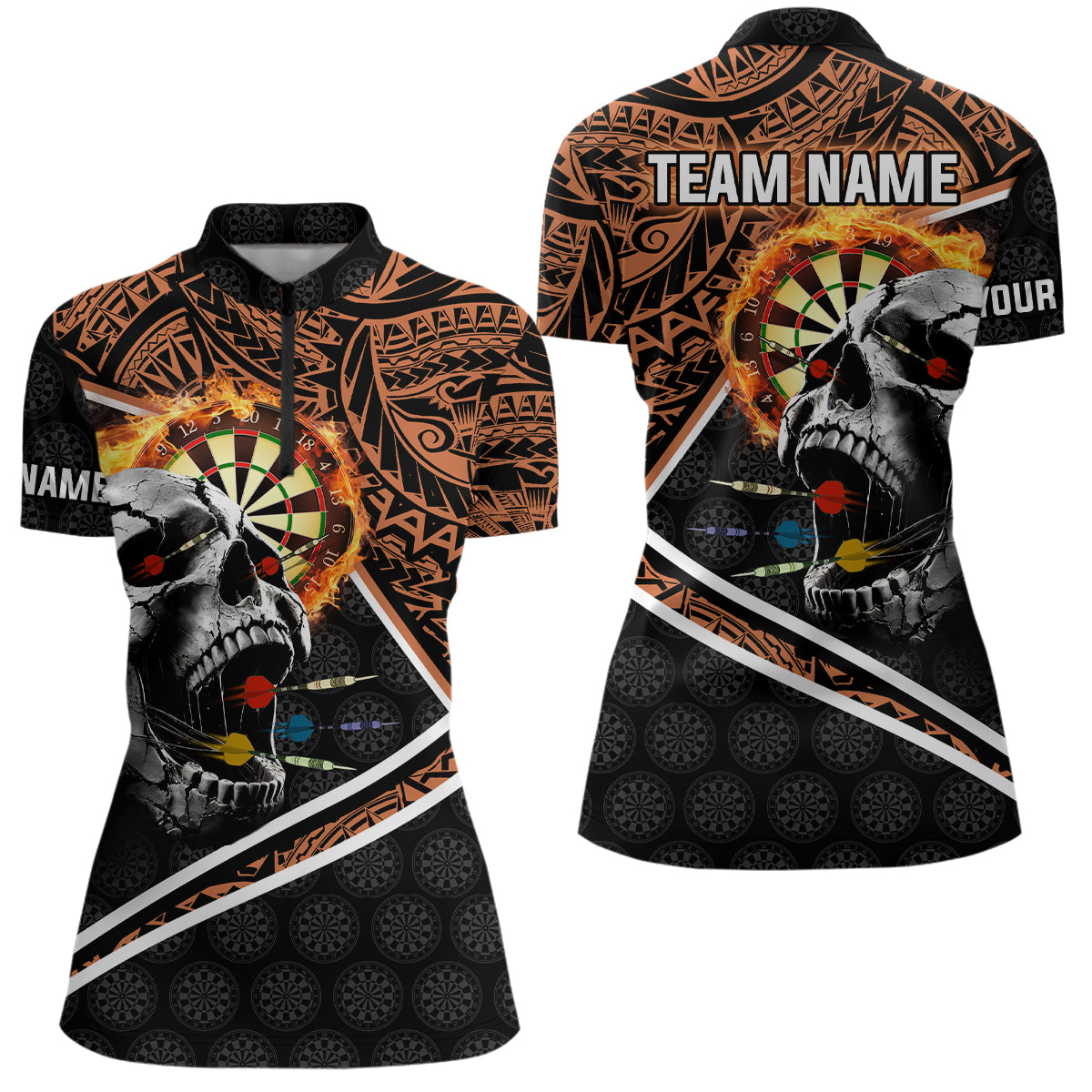 Personalized Skull Dartboard Fire Tribal Dart Custom Darts Team Dart