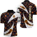 Personalized Funny Pumpkin Pattern Halloween Darts, Halloween Gifts For Darts Lover