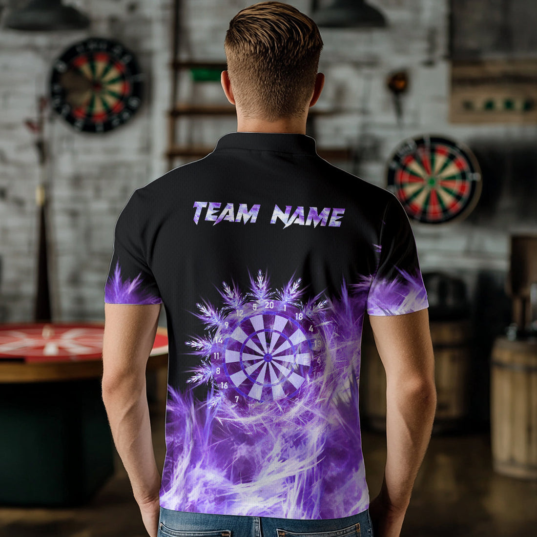 Icy Purple Light Darts and Custom Dart For Team Darts