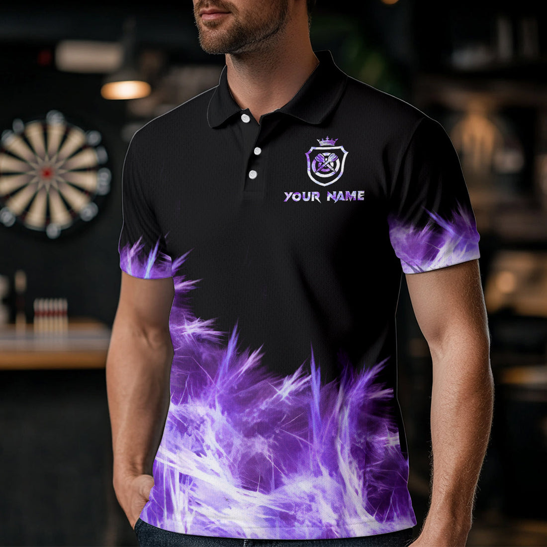Icy Purple Light Darts and Custom Dart For Team Darts