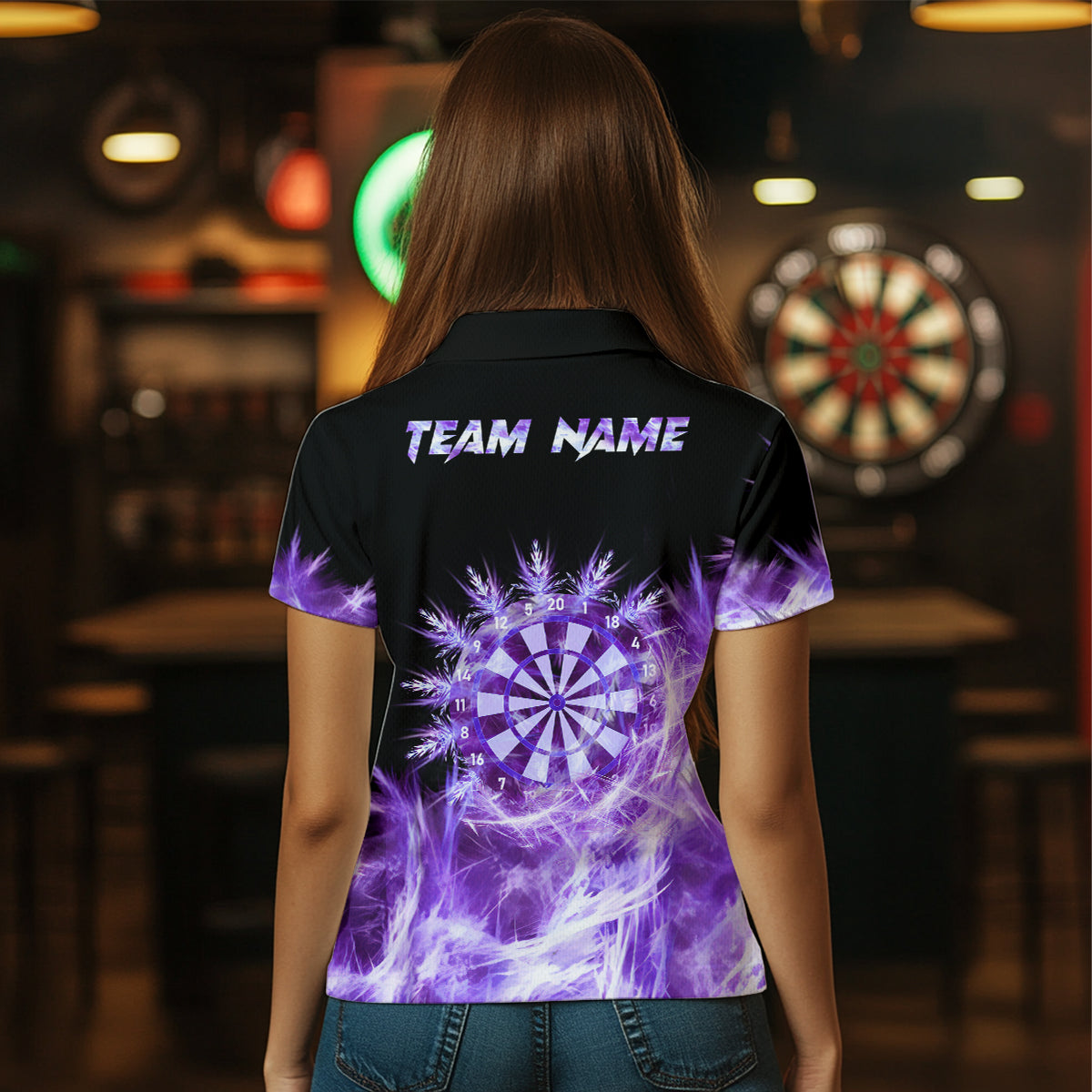 Icy Purple Light Darts and Custom Dart For Team Darts