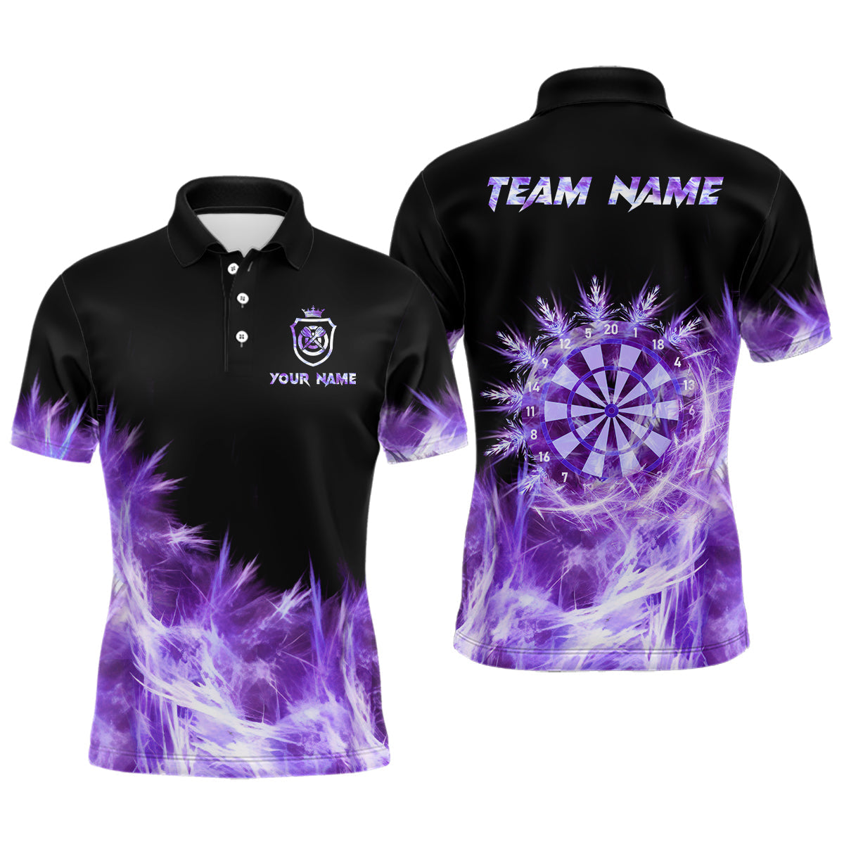 Icy Purple Light Darts and Custom Dart For Team Darts