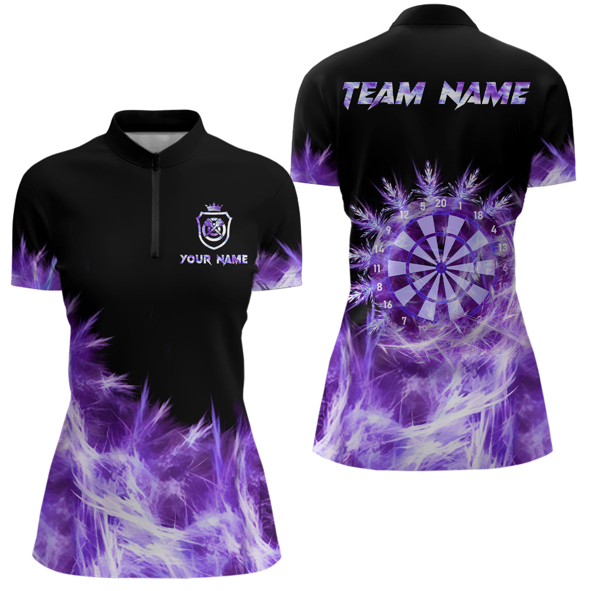 Icy Purple Light Darts and Custom Dart For Team Darts