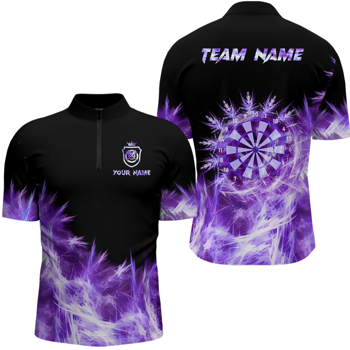 Icy Purple Light Darts and Custom Dart For Team Darts