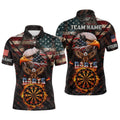 American Flag 3D Dartboard Fire Flame Custom Eagle Darts, Patriotic Darts Team