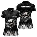 Funny Skull Fire Black Darts And Quarter-Zip Custom Darts Team